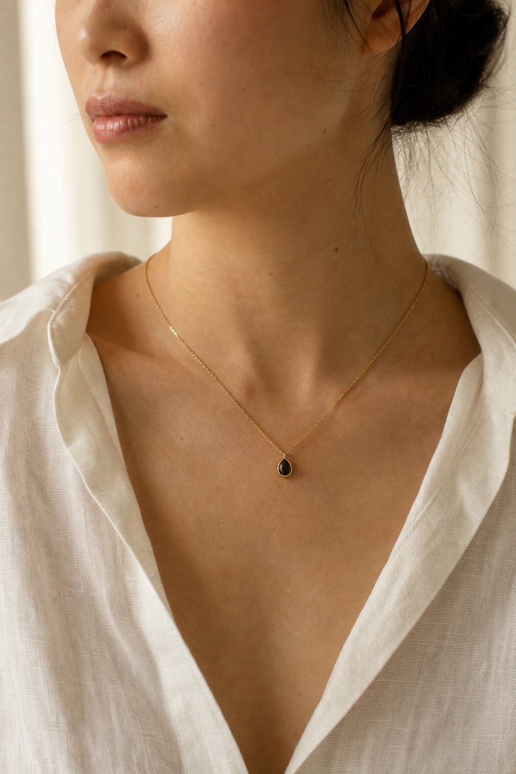 The Night Drop wearing close image.